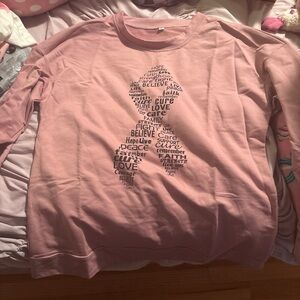 Pink Graphic Sweatshirt